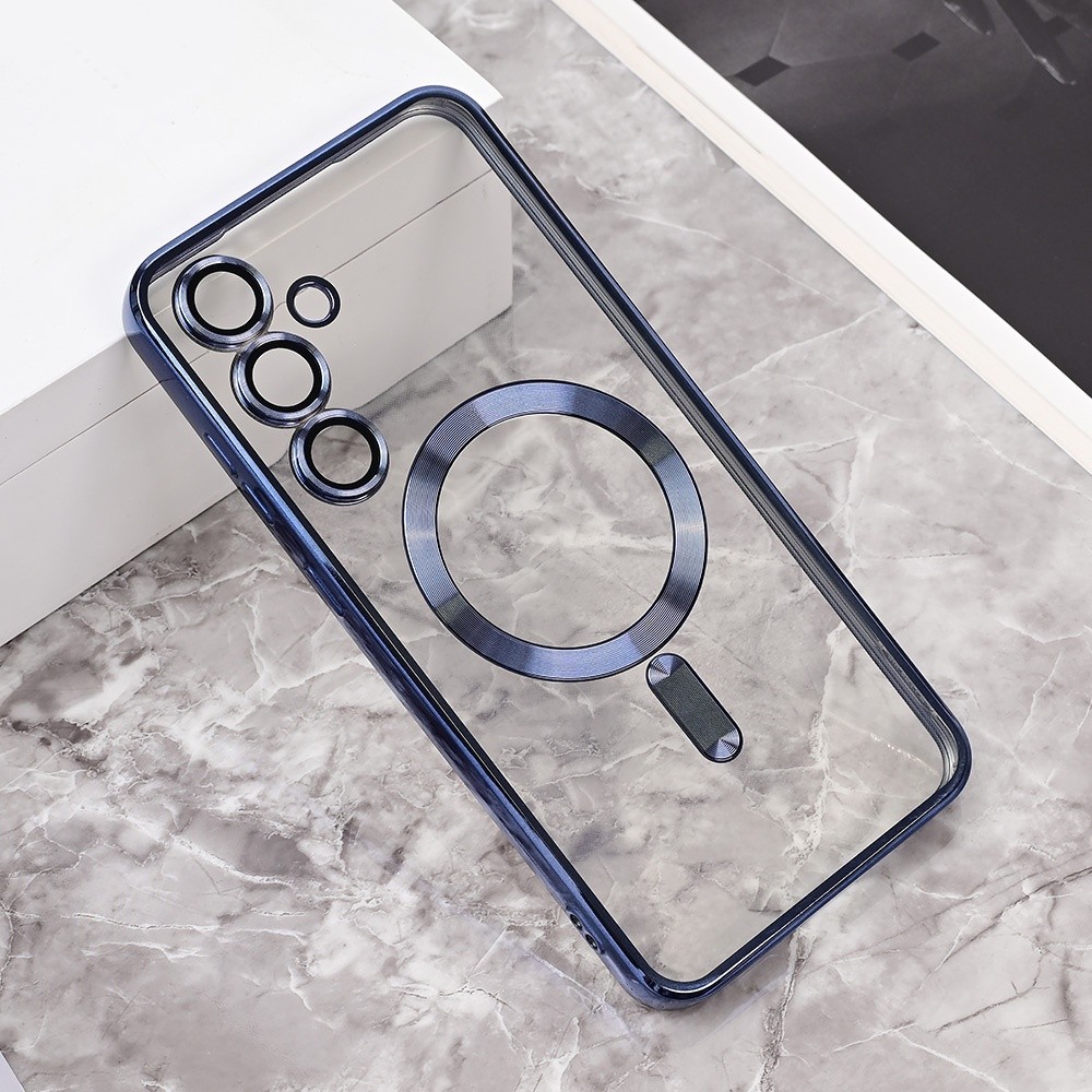 Maska za telefon Magsafe Lux za Samsung S721B Galaxy S24 FE, Plava