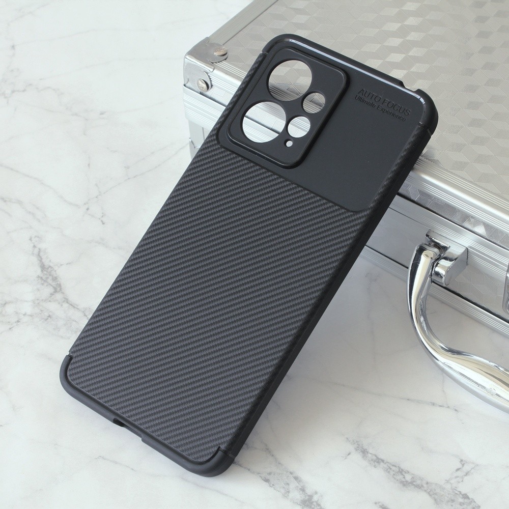 TERACELL Maska za telefon Defender Carbon za Xiaomi Redmi Note 12 4G, EU, Crna