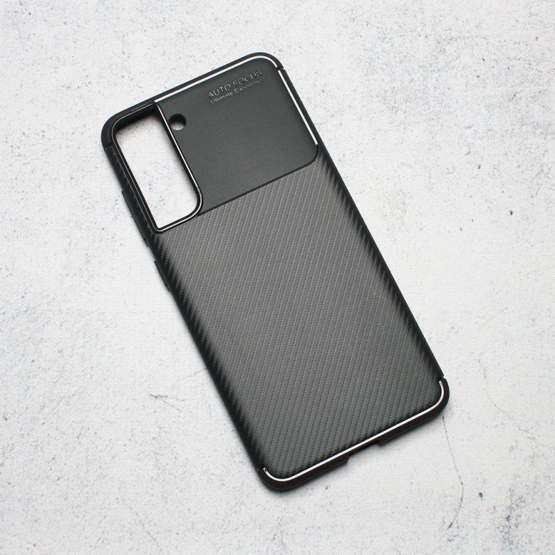 TERACELL Maska za telefon Defender Carbon za Samsung G990B Galaxy S21 FE, Crna