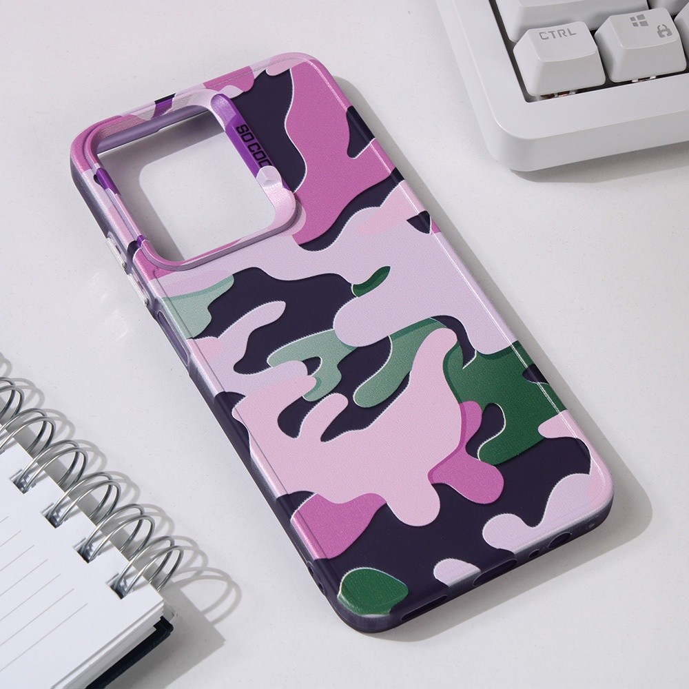 TERACELL Maska za telefon Color Wave za Honor X7a, Roze