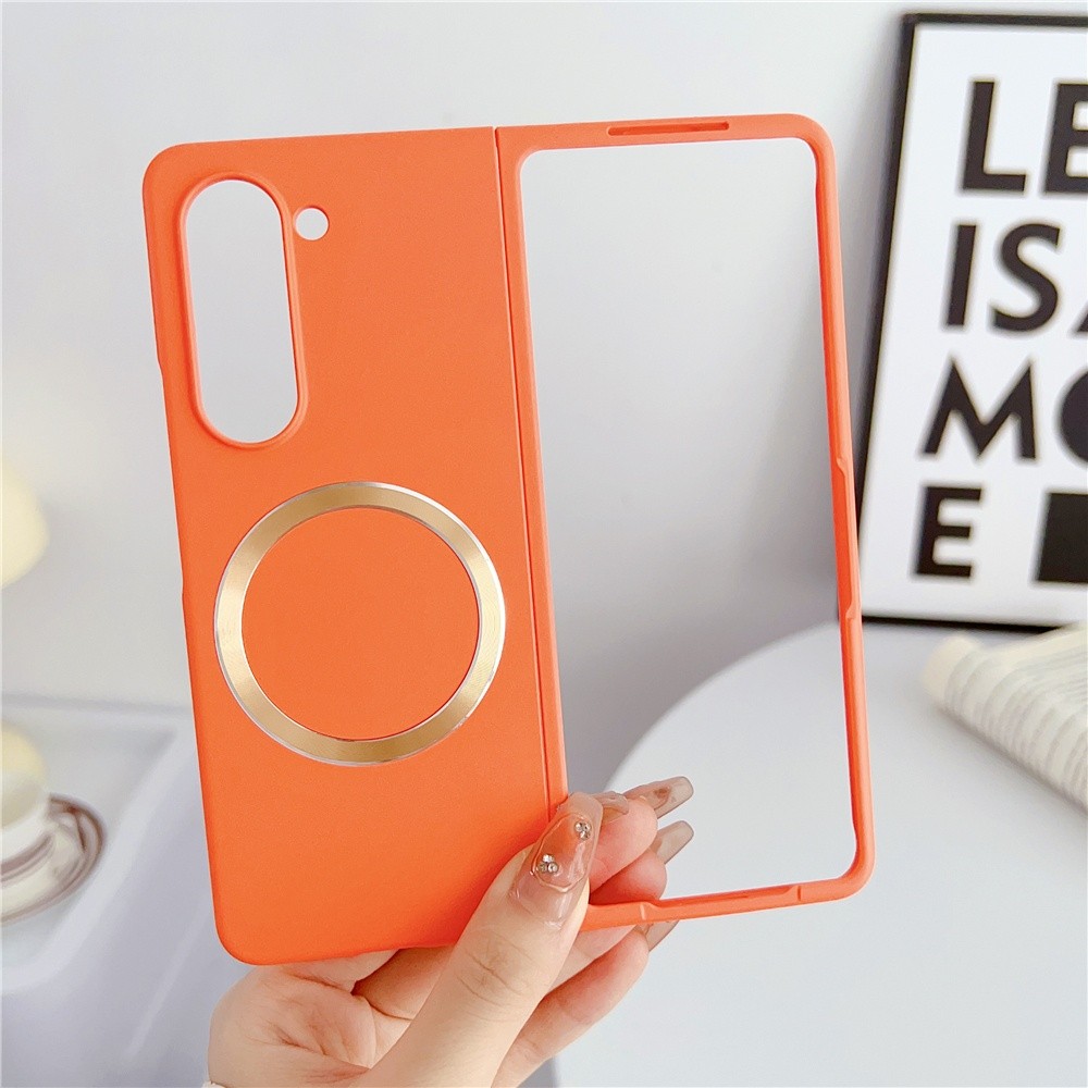 Maska za telefon Magsafe Magnetic Shockproof za Samsung F946B Galaxy Z Fold 5 5G, Narandžasta