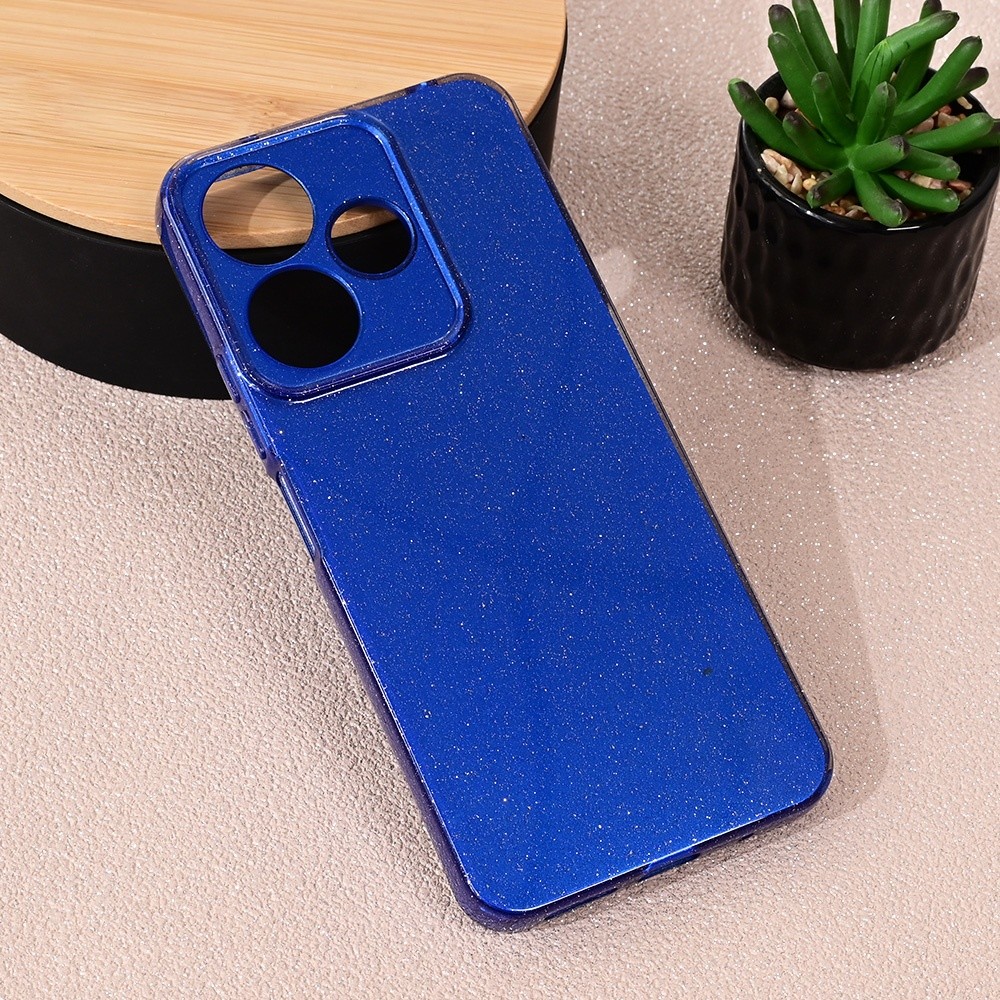 Maska za telefon Sparkle Dust za Xiaomi Redmi 13 4G, Tamnoplava