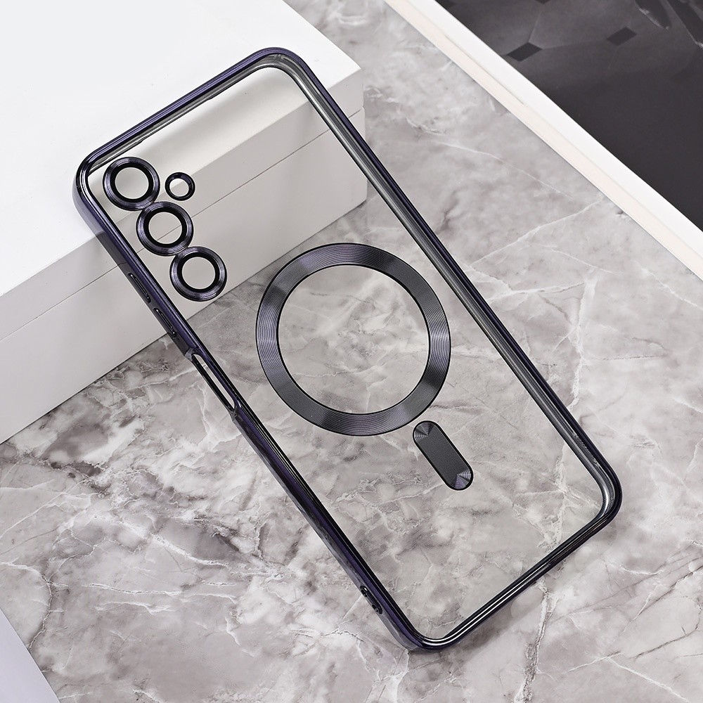 Maska za telefon Magsafe Lux za Samsung A05S, Crna