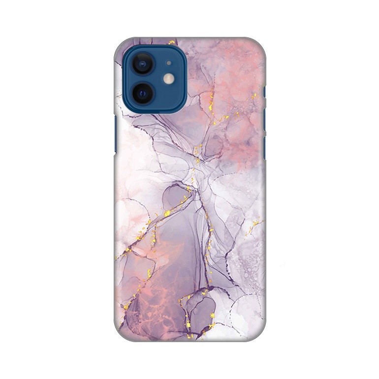 Maska za telefon Silikonska Print za iPhone 12 6.1 Pink Marble