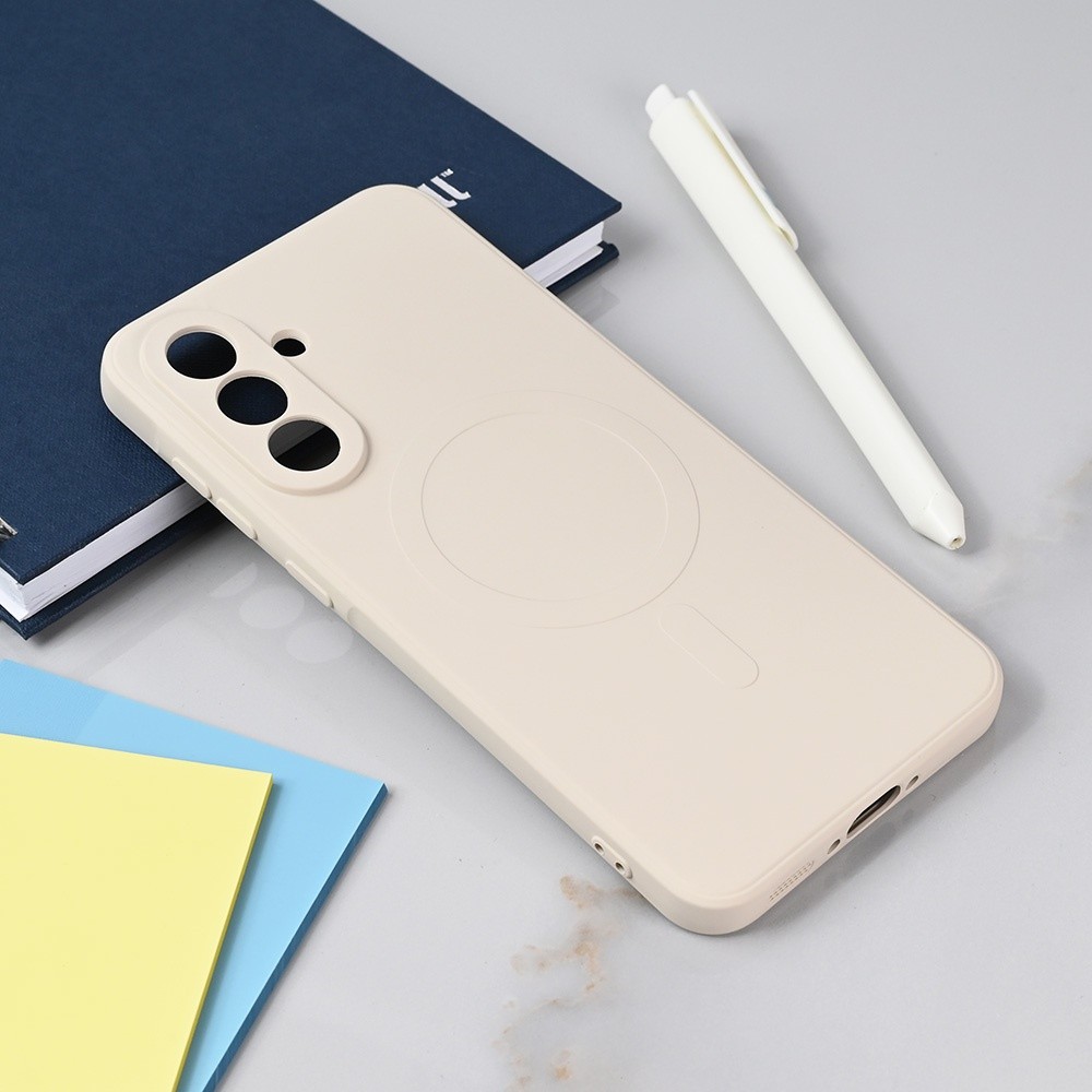 TERACELL Maska za telefon Giulietta Magsafe za Samsung A366B Galaxy A36 5G, Bela