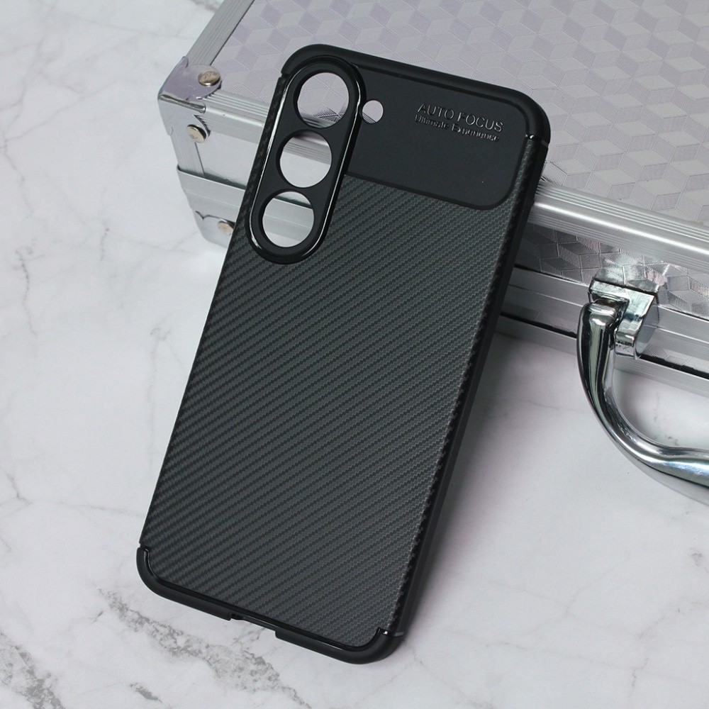 TERACELL Maska za telefon Defender Carbon za Samsung S911B Galaxy S23, Crna