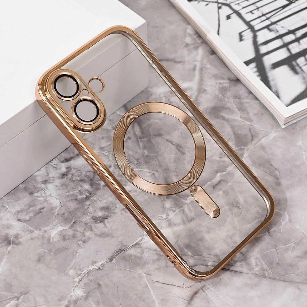 Maska za telefon Magsafe Lux za iPhone 16 6.1, Zlatne boje