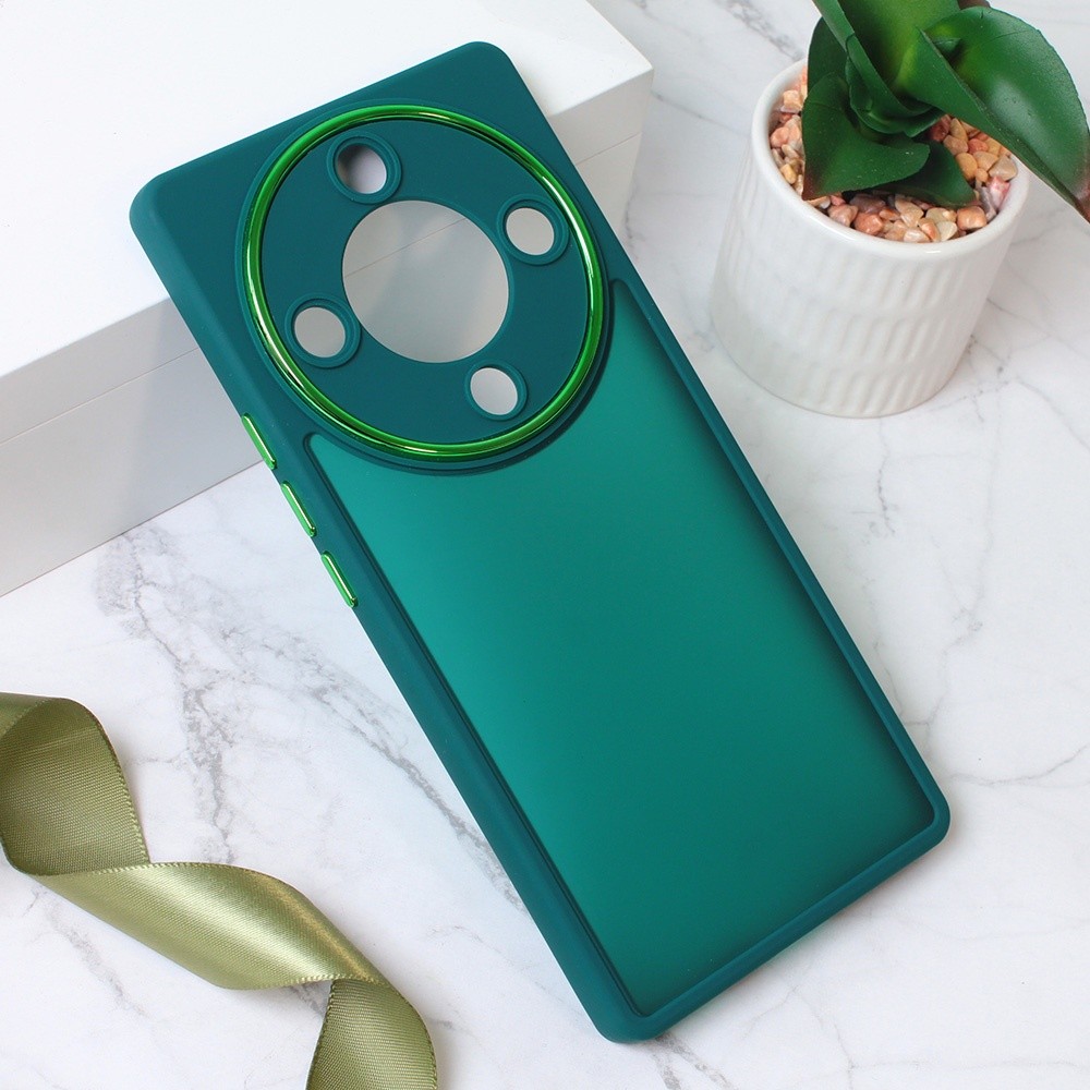 Maska za telefon Shining Camera za Honor Magic 5 Lite, Maslina