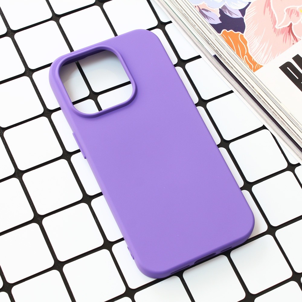 Maska za telefon Nano Silikon za iPhone 15 Pro 6.1, Ljubičasta