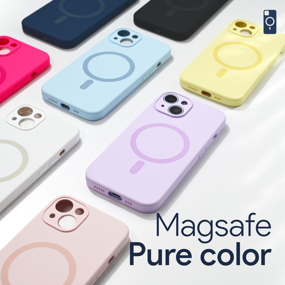 Maska za telefon Magsafe Pure color za iPhone 13 Pro 6.1, Plava