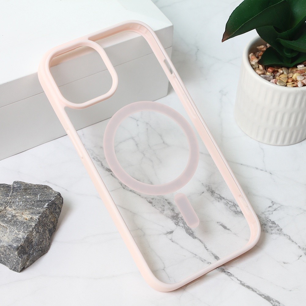 Maska za telefon Magesafe za iPhone 15 6.1, Roze