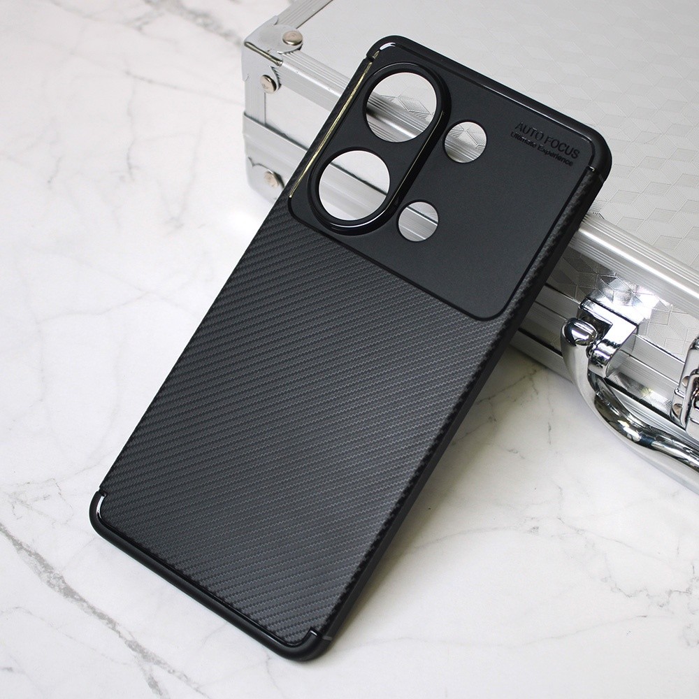 TERACELL Maska za telefon Defender Carbon za Xiaomi Redmi Note 13 Pro 4G, EU, Crna