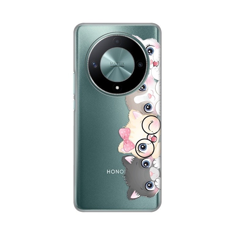 Maska za telefon Silikonska Print Skin za Honor Magic 6 Lite Cats