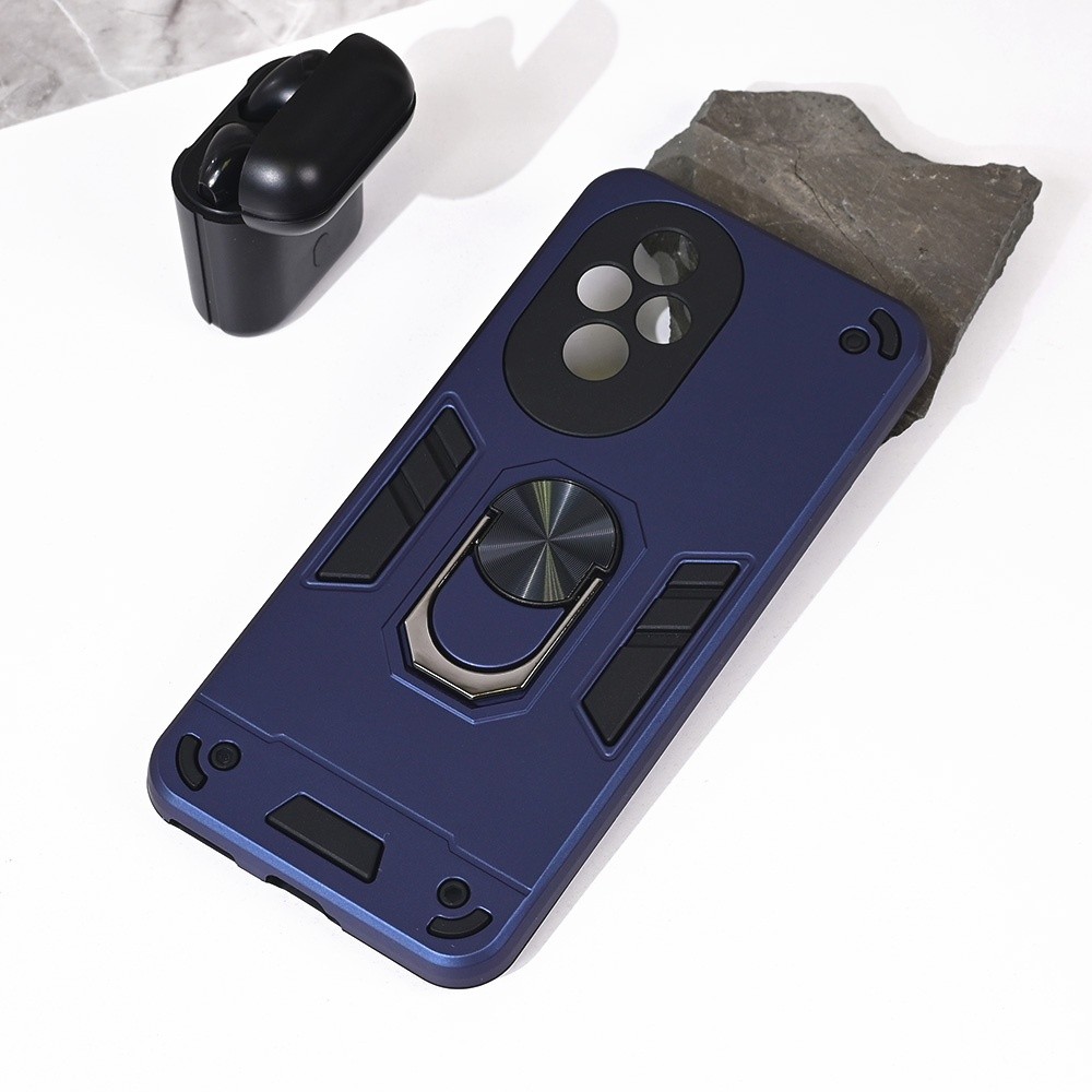 Maska za telefon Hard Ring za Honor 200, Tamnoplava