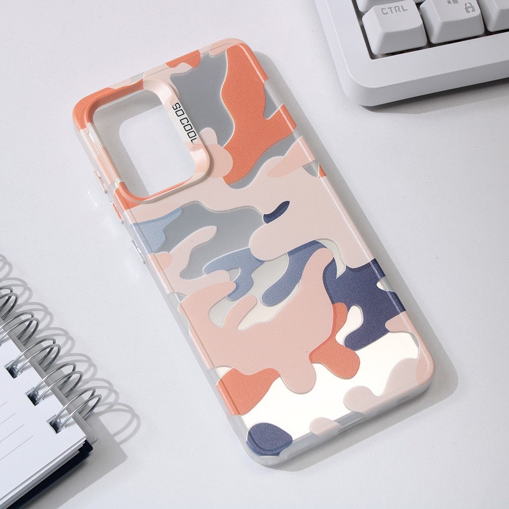 TERACELL Maska za telefon Color Wave za Samsung A525F/A526B/A528B Galaxy A52 4G/A52 5G/A52s 5G, Narandžasta