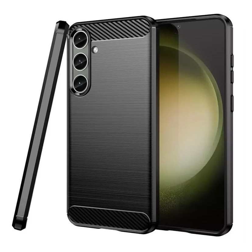 TERACELL Maska za telefon Defender Safeguard za Samsung S936B Galaxy S25 Plus, Crna