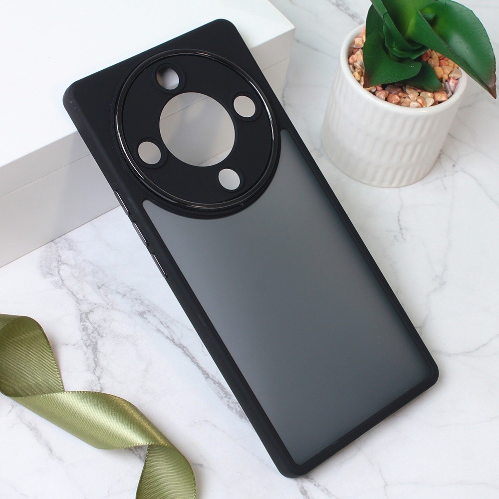 Maska za telefon Shining Camera za Honor Magic 5 Lite, Crna