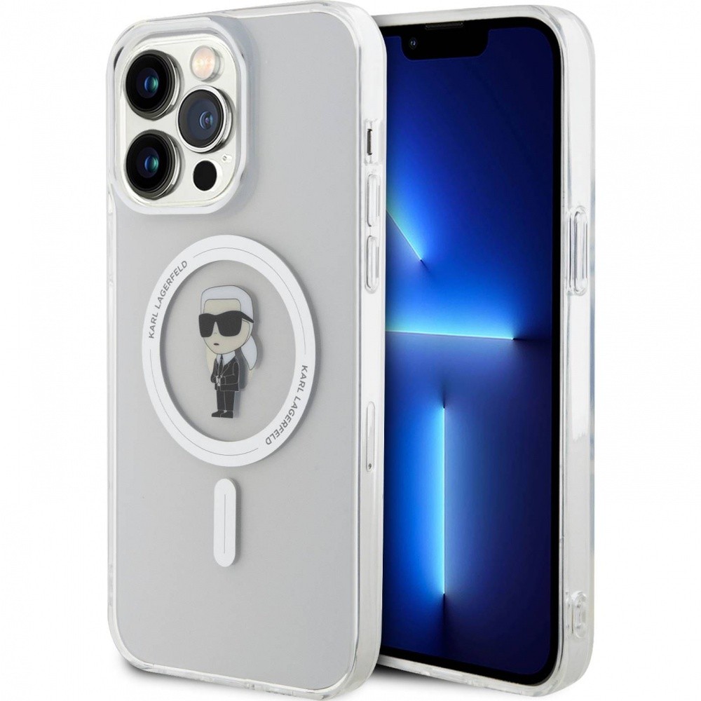 KARL LAGERFELD Maska za telefonHc Magsafe IML Ikonik za iPhone 15 Pro Max 6.7, Providna