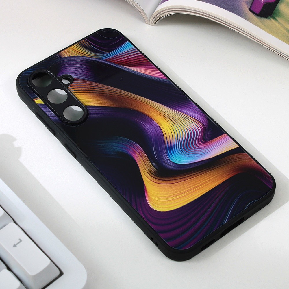 Maska za telefon Abstract za Samsung S711U Galaxy S23 FE, Ljubičasta