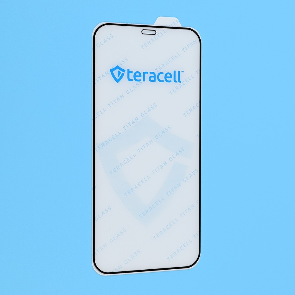 TERACELL Zaštitno staklo Titan 2.5D 10u1 za iPhone 12/12 Pro 6.1, Crno