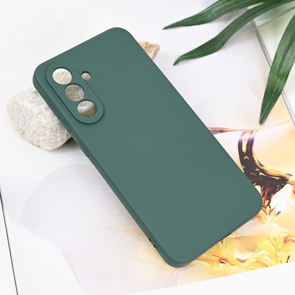 TERACELL Maska za telefon Soft Velvet za Samsung A566B Galaxy A56 5G, Maslina