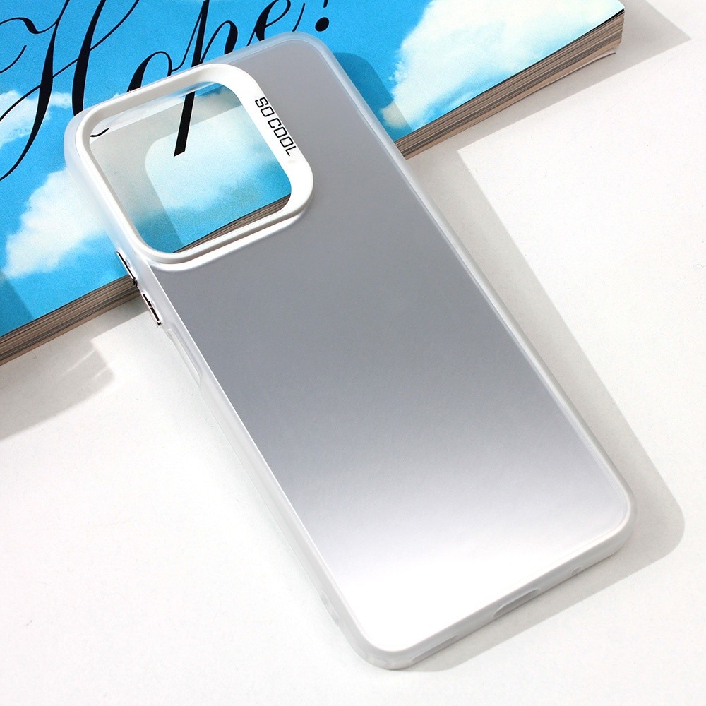 Maska za telefon Clear za Honor X8a, Srebrne boje