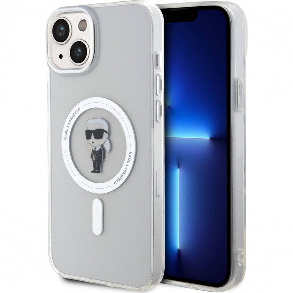 KARL LAGERFELD Maska za telefonHc Magsafe IML Ikonik za iPhone 15 6.1, Providna
