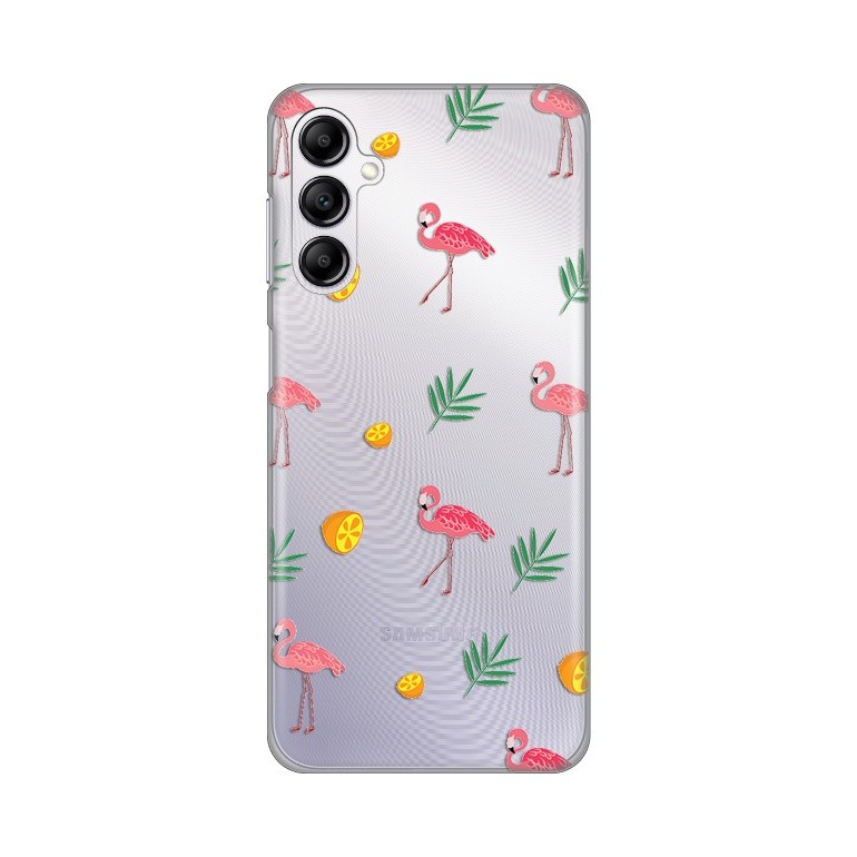 Maska za telefon Silikonska Print Skin za Samsung A145R Galaxy A14 4G Flamingo
