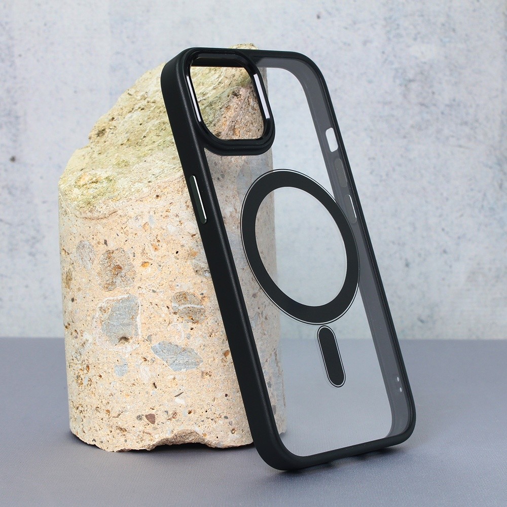 Maska za telefon Magsafe Shining Camera za iPhone 14 6.1, Crna