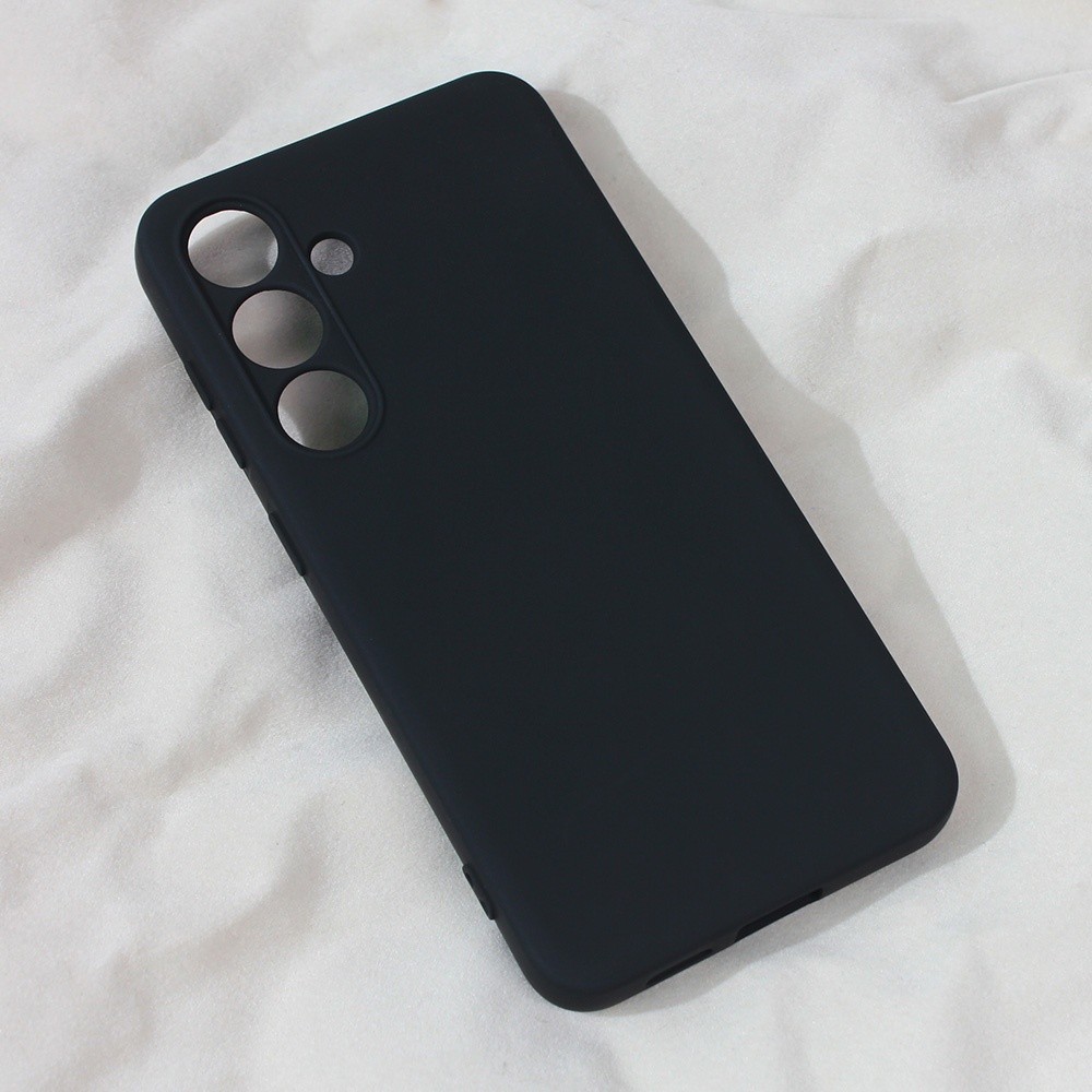 TERACELL Maska za telefon Soft Velvet za Samsung S921B Galaxy S24, Crna