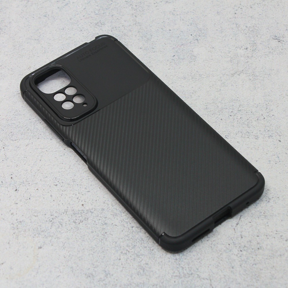 TERACELL Maska za telefon Defender Carbon za Xiaomi Redmi Note 11/Note 11s, Crna
