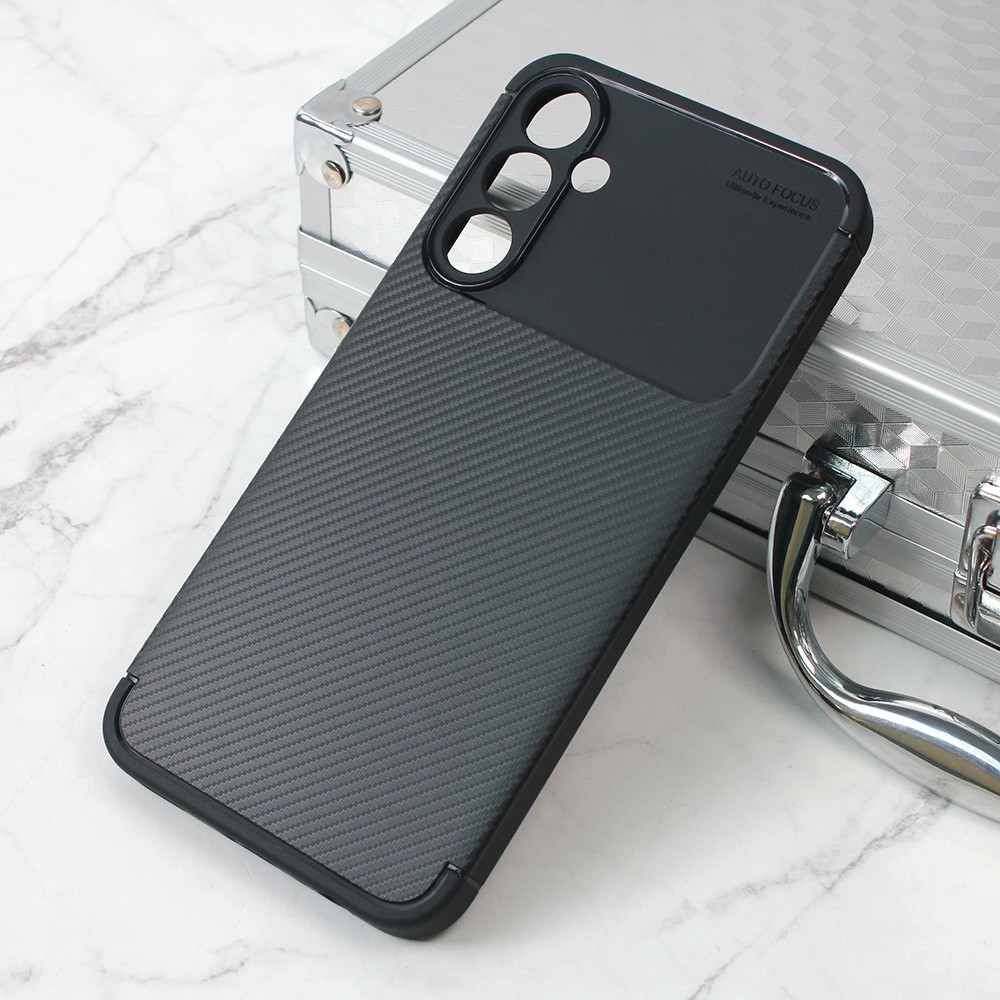 TERACELL Maska za telefon Defender Carbon za Samsung A156B Galaxy A15 5G, Crna