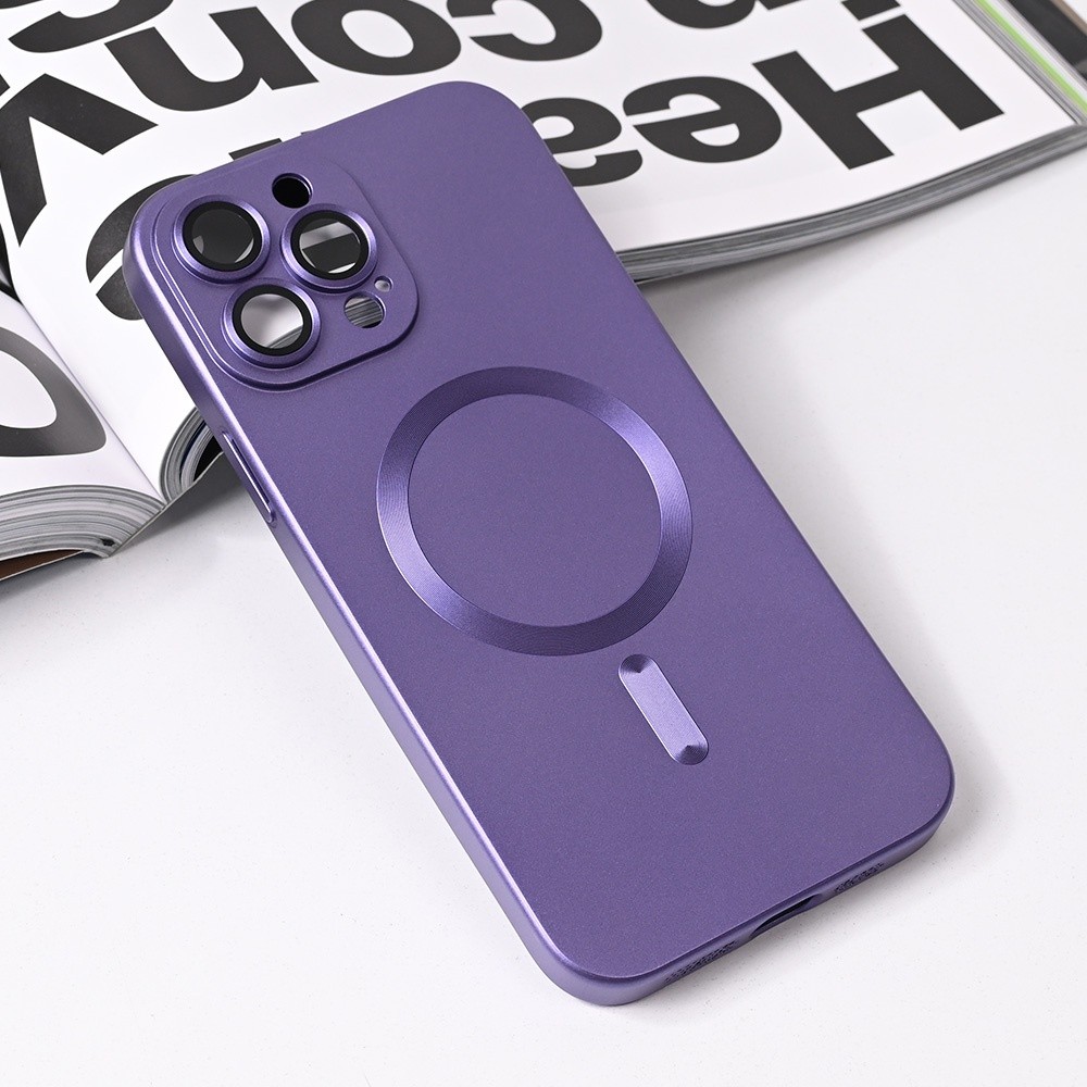Maska za telefon Magsafe Chrome za iPhone 13 Pro Max 6.7, Ljubičasta