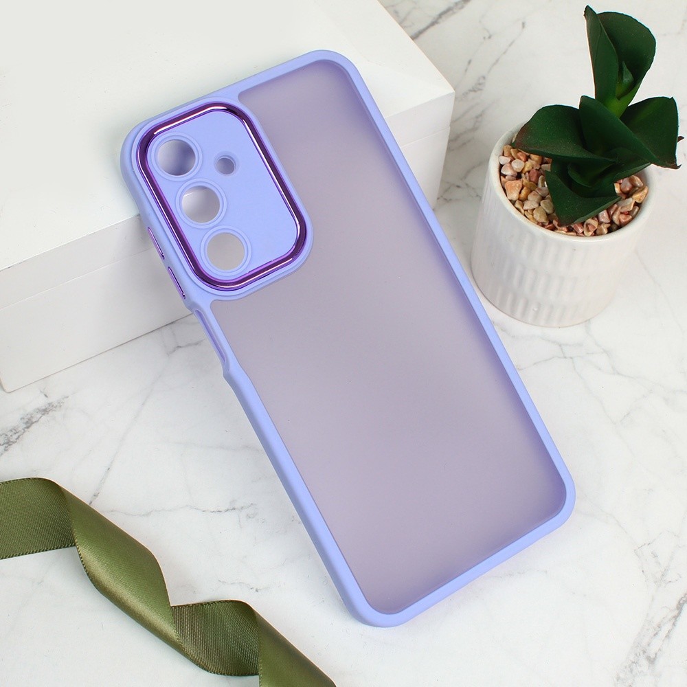 Maska za telefon Shining Camera za Samsung A256B Galaxy A25 5G, Ljubičasta
