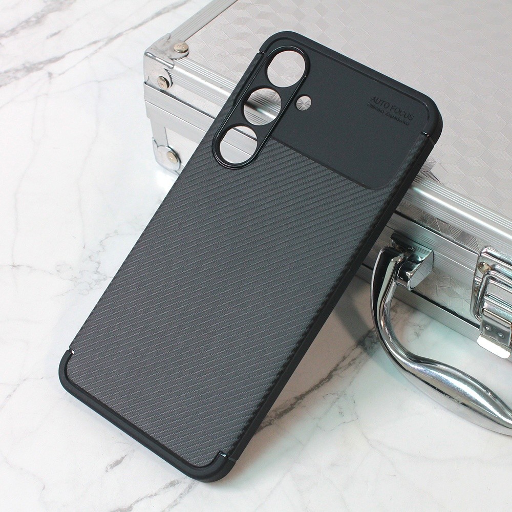 TERACELL Maska za telefon Defender Carbon za Samsung S926B Galaxy S24 Plus, Crna