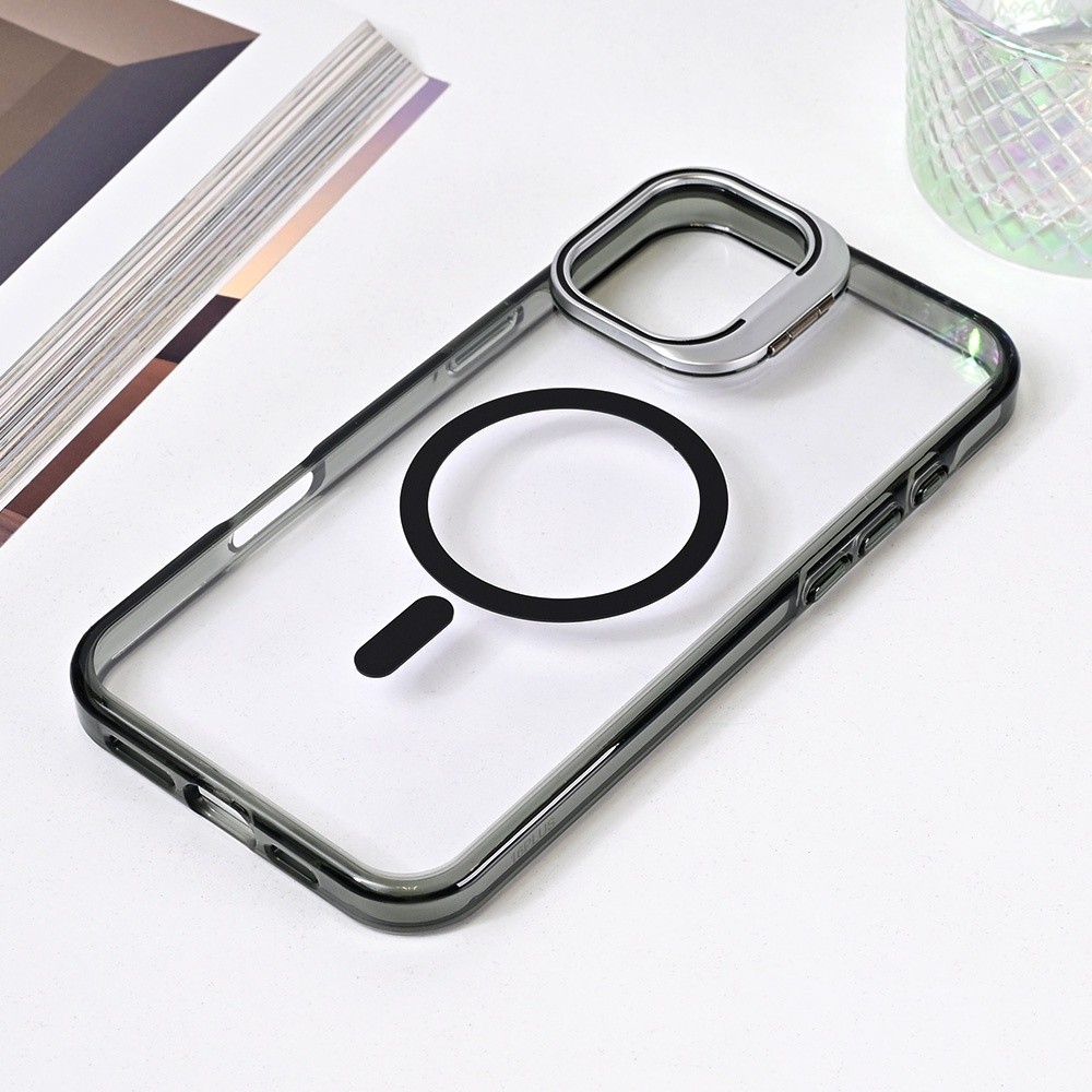 Maska za telefon Magsafe Transparent za iPhone 16 Plus 6.7, Crna