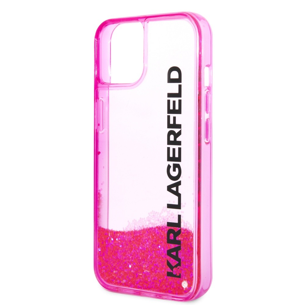 KARL LAGERFELD Maska za telefonHc Liquid Glitter Elong za iPhone 11 6.1 , Roze