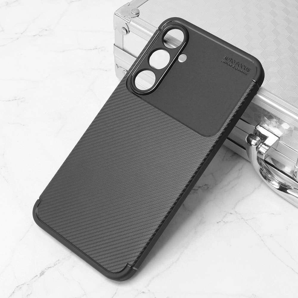 TERACELL Maska za telefon Defender Carbon za Samsung A556B Galaxy A55 5G, Crna