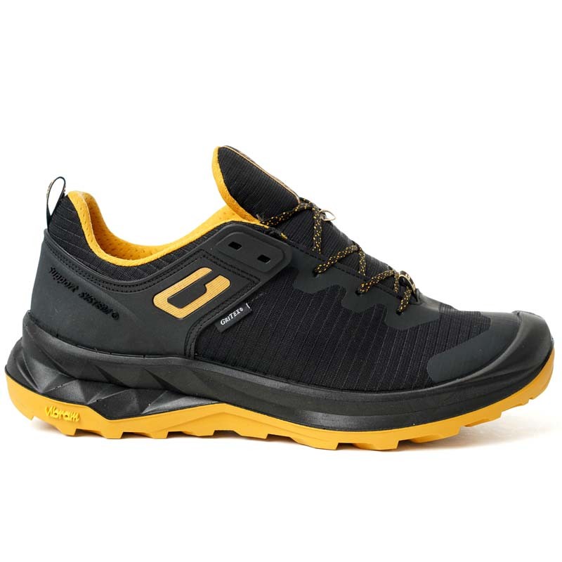 Gri Sport Muške patike BEDROCK LOW, Crne