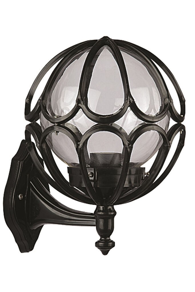 Opviq Spoljna zidna lampa BAP-68081-BSY-M2, IP65, E27, 34 cm, Crna