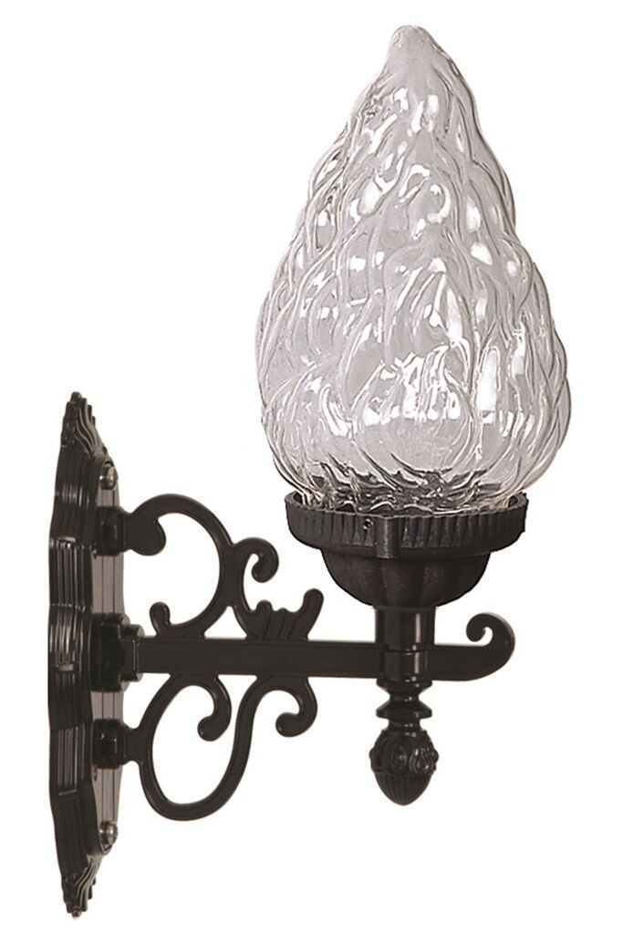 Opviq Spoljna zidna lampa BAP-68191-1BSY-M1, 40 cm, E27, 40W, IP65, Crna