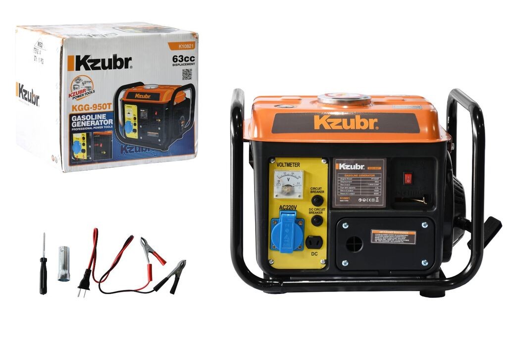 Kzubr Benzinski agregat KGG950T, 63cc, 230V, 60Hz, 760W