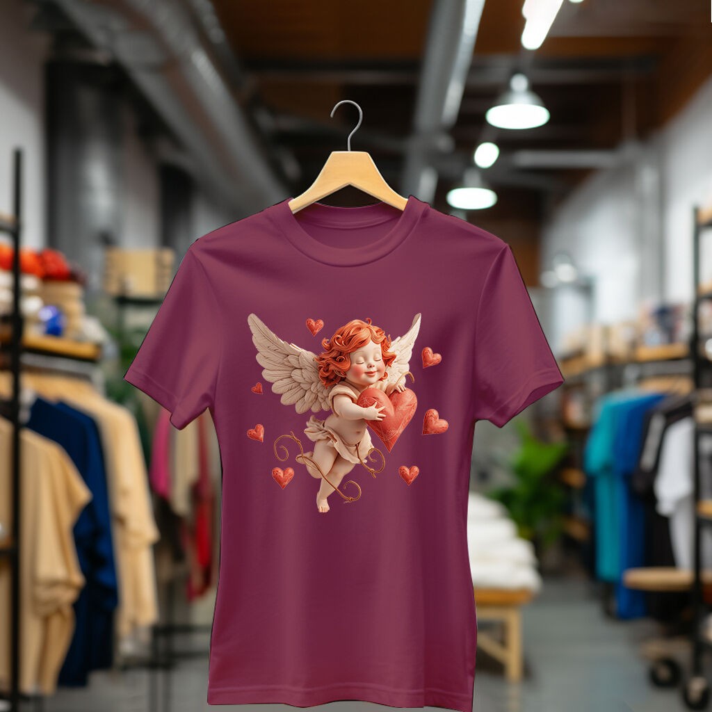 Camiseta Majica sa štampanim printom Cam 118, Ženska, Bordo