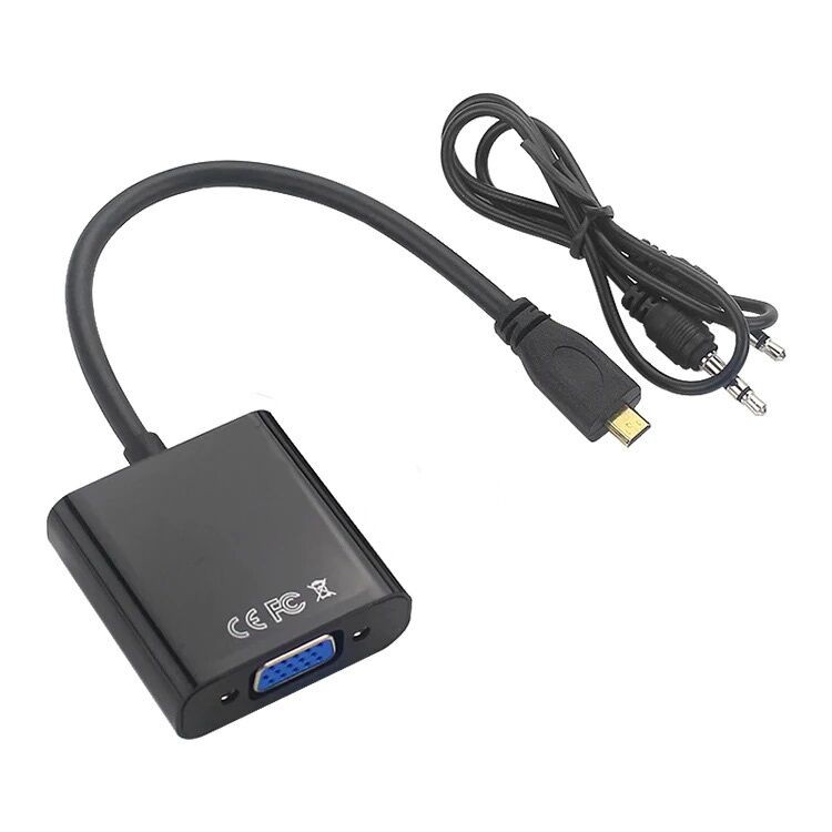 Adapter  JWD-HDMI1, Micro HDMI na VGA Z + Audio