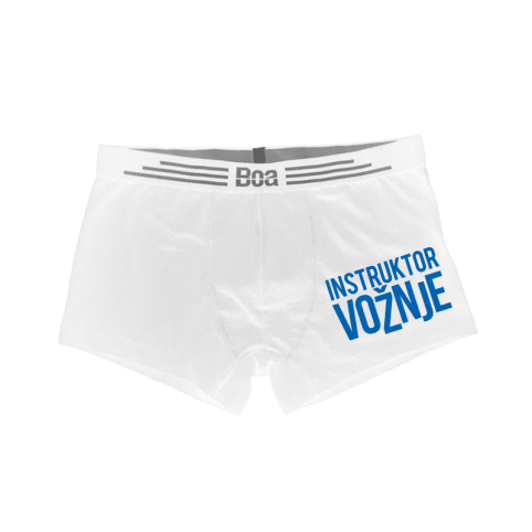 Muški donji veš Instruktor vožnje cs3904, Beli