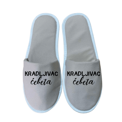 Muške kućne papuče Kradljivac ćebeta cs3325, Sive