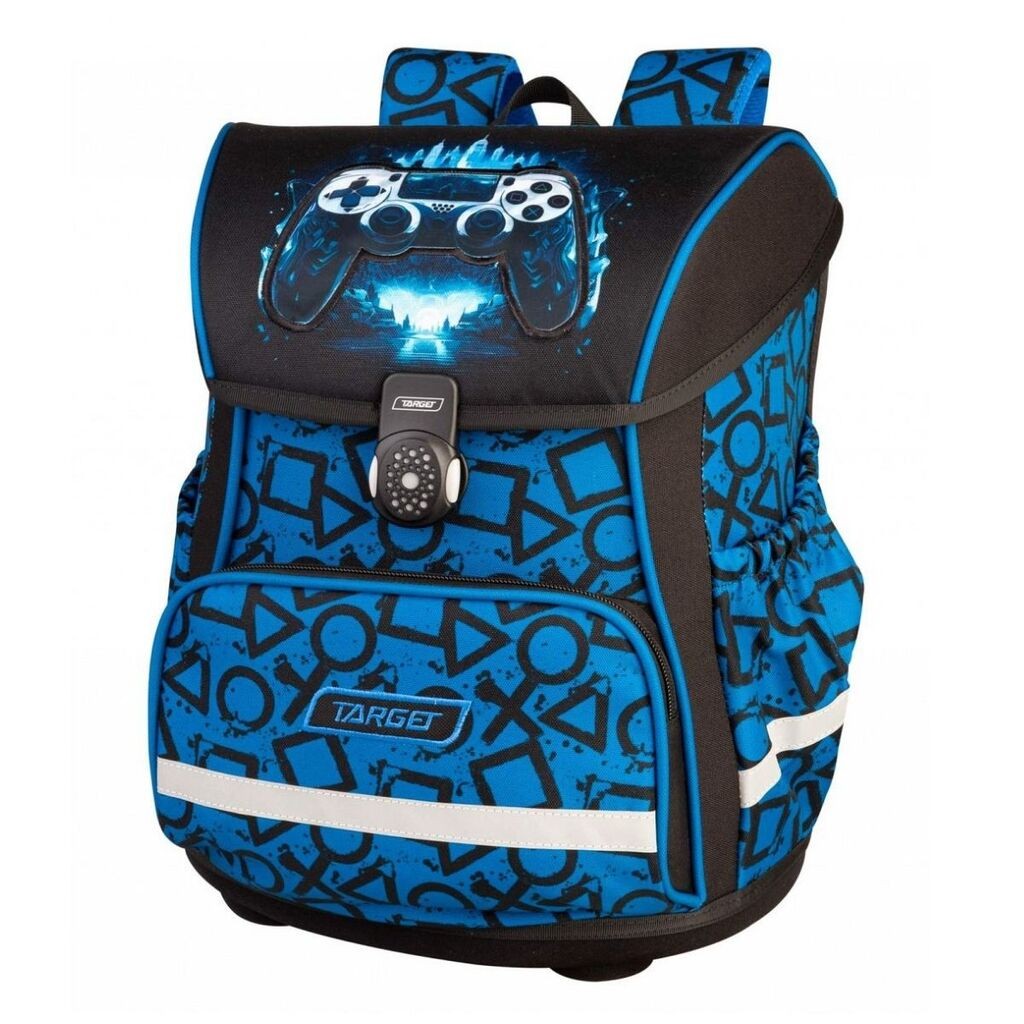 Target Ranac za dečake Click - Future Gamer, Anatomski, 37 x 29 x 24 cm, Plavi