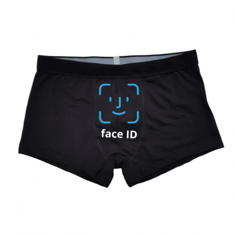 Muški donji veš Face ID CS4144, Crni