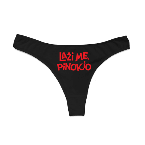 Ženski donji veš Laži me Pinokio cs3063, Crni