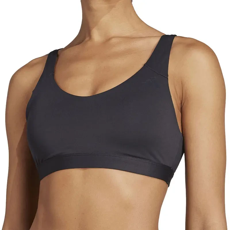 Adidas Ženski top All Me Ess Ms, Crni